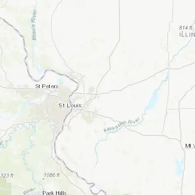 Map showing location of Troy (38.729210, -89.883150)