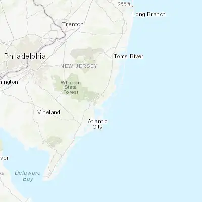 Map showing location of Tuckerton (39.603170, -74.340150)