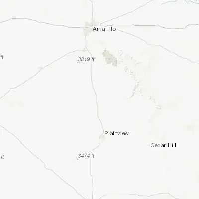 Map showing location of Tulia (34.535890, -101.758520)