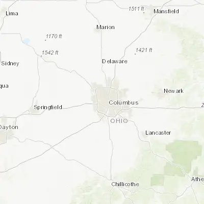 Map showing location of Upper Arlington (39.994510, -83.062410)