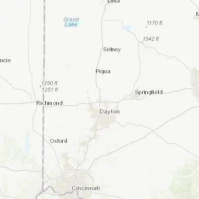 Map showing location of Vandalia (39.890610, -84.198830)