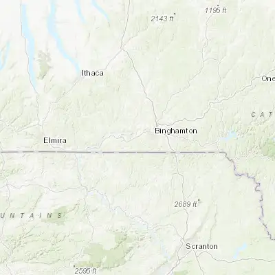Map showing location of Vestal (42.085070, -76.053810)
