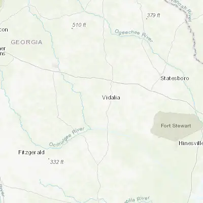 Map showing location of Vidalia (32.217690, -82.413460)