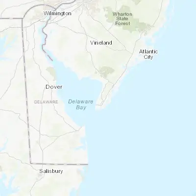 Map showing location of Villas (39.028720, -74.938510)