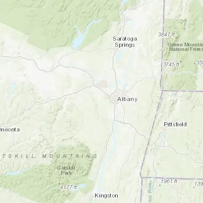 Map showing location of Voorheesville (42.653970, -73.928740)