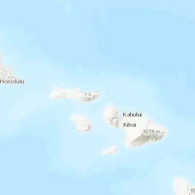 Map showing location of Waialua (21.100280, -156.761390)