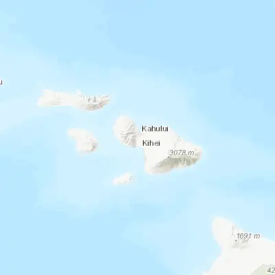Map showing location of Waikapū (20.858060, -156.506940)