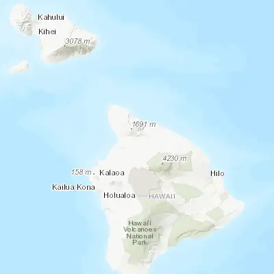Map showing location of Waimea (20.023230, -155.672880)