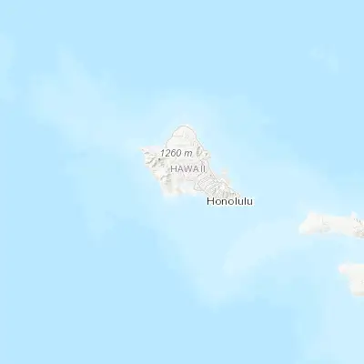 Map showing location of Waipahu (21.386670, -158.009170)