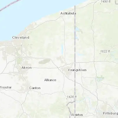 Map showing location of Warren (41.237560, -80.818420)