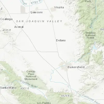 Map showing location of Wasco (35.594120, -119.340950)