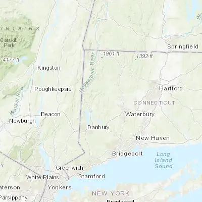 Map showing location of Washington (41.631480, -73.310670)