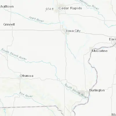 Map showing location of Washington (41.299180, -91.692940)