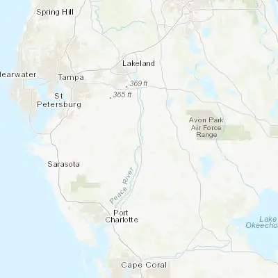 Map showing location of Wauchula (27.547260, -81.811470)