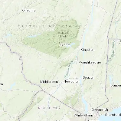 Map showing location of Wawarsing (41.758980, -74.357380)