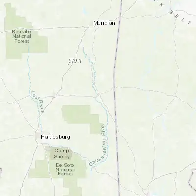 Map showing location of Waynesboro (31.674880, -88.646150)