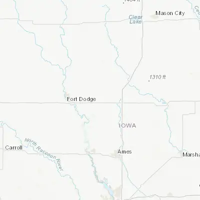 Map showing location of Webster City (42.469420, -93.816050)