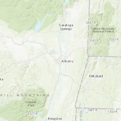 Map showing location of West Albany (42.683130, -73.778450)
