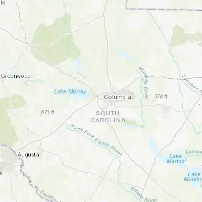 Map showing location of West Columbia (33.993490, -81.073980)