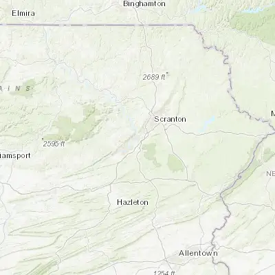 Map showing location of West Pittston (41.327580, -75.792970)