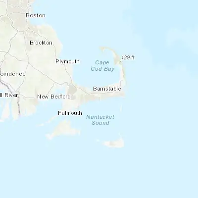 Map showing location of West Yarmouth (41.650110, -70.241130)