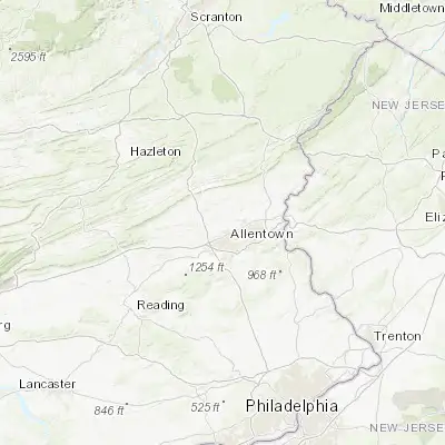 Map showing location of Whitehall Township (40.666760, -75.499910)