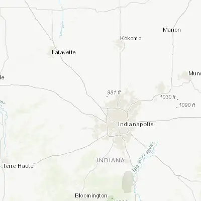 Map showing location of Whitestown (39.997260, -86.345830)