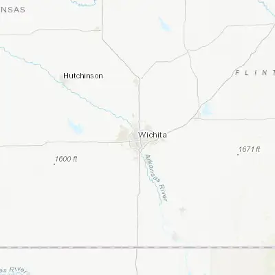 Map showing location of Wichita (37.692240, -97.337540)