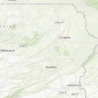 Map showing location of Wilkes-Barre (41.245910, -75.881310)