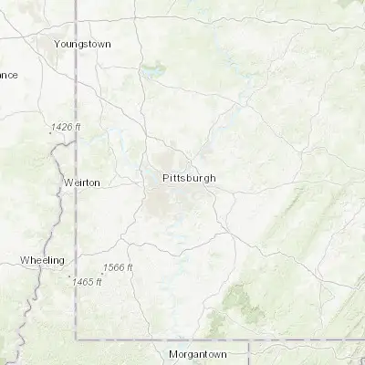 Map showing location of Wilkinsburg (40.441740, -79.881990)