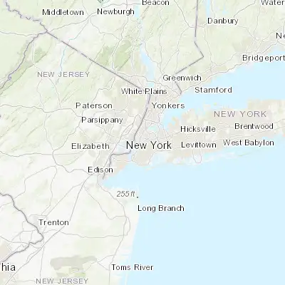 Map showing location of Williamsburg (40.714270, -73.953470)