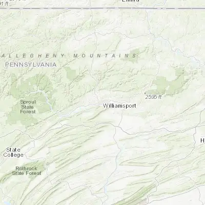 Map showing location of Williamsport (41.241190, -77.001080)