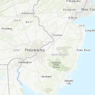 Map showing location of Willingboro (40.027890, -74.869050)