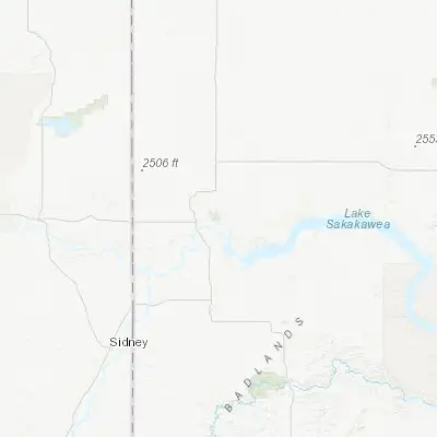 Map showing location of Williston (48.146970, -103.617970)