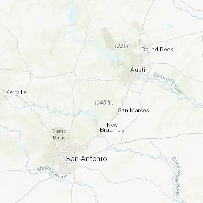 Map showing location of Wimberley (29.997440, -98.098620)