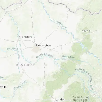 Map showing location of Winchester (37.990080, -84.179650)