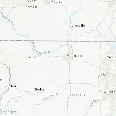 Map showing location of Winnebago (42.266130, -89.241220)