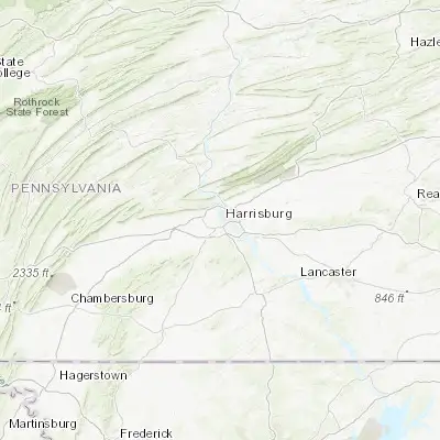 Map showing location of Wormleysburg (40.262870, -76.913860)