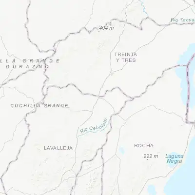 Map showing location of José Pedro Varela (-33.454510, -54.535860)