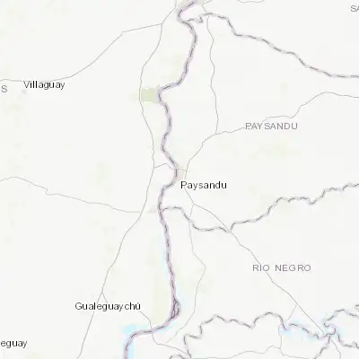 Map showing location of Paysandú (-32.317100, -58.080720)
