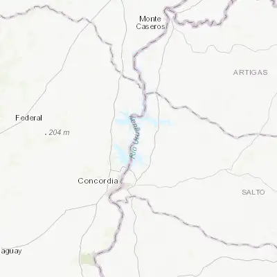 Map showing location of Villa Constitución (-31.069130, -57.849460)