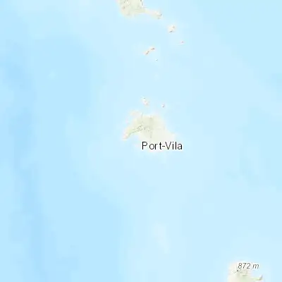Map showing location of Port-Vila (-17.736480, 168.313660)