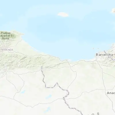 Map showing location of Boca de Uchire (10.131910, -65.422360)