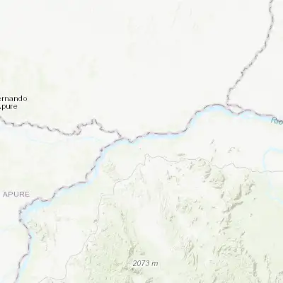 Map showing location of Caicara del Orinoco (7.635010, -66.168150)