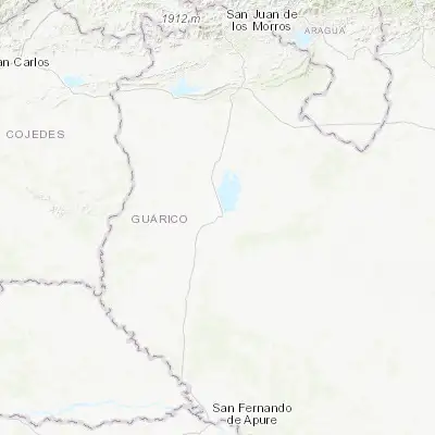Map showing location of Calabozo (8.924160, -67.429290)