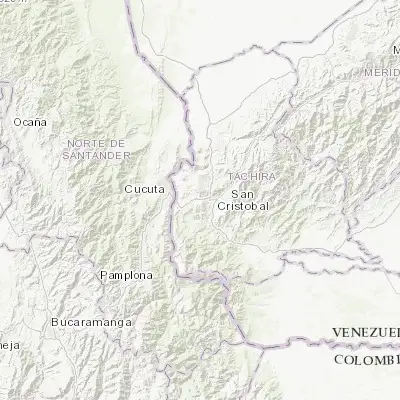 Map showing location of Capacho Nuevo (7.824720, -72.308400)