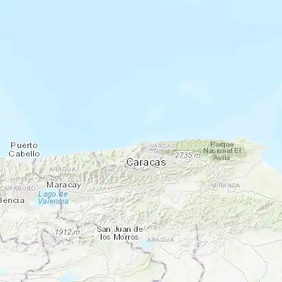Map showing location of Catia La Mar (10.605450, -67.032380)