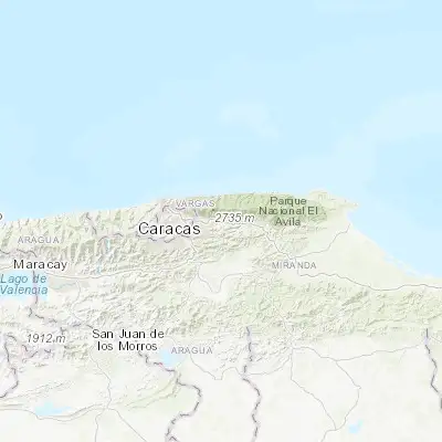 Map showing location of Caucagüito (10.486660, -66.737990)