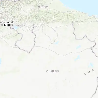Map showing location of Chaguaramas (9.337540, -66.252820)