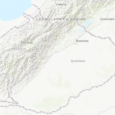 Map showing location of Ciudad Bolivia (8.353040, -70.571210)